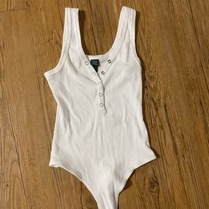 White Wild Fable Bodysuit NWOT